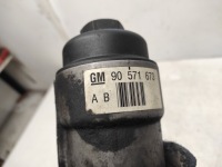 Opel vectra c 02- 2.0dti основание корпус фильтра масла 90571673 в Украине, фото thumb