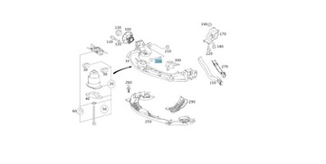 ORG MERCEDES-BENZ БОЛТ ПОВОРОТНОГО РЫЧАГА M12 x 1,5 x 60