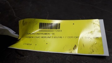 фото thumb №10, Hr0287069 спідометр  прилади honda civic vii 1.7