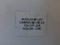 фото thumb №13, Бампер задня задній audi a3 8p lift cabrio 08- ly9c