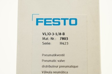 Пневматический клапан FESTO VL/O-3-1/8-B 7803