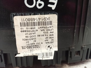фото thumb №8, Bmw e90 2.0d спидометр приборы 1025380-76 9141488-01 ik914148801