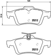 фото thumb №1, Brembo p 24 148x набір гальмівних колодок гальмівних, гальма дискові