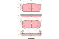 фото thumb №15, Гальмівні колодки гальмівні ssangyong задня rodius 2,0-2,7 xdi