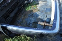 Бампер задній задній bmw 7 e32 балка підсилювач 1928282 накладки хром Зі Шроту, фото thumb