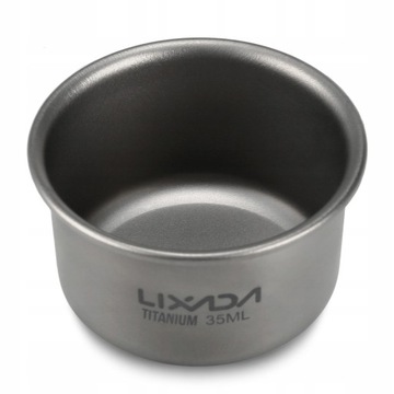 Lixada 35 мл Мини-титановая чайная чашка