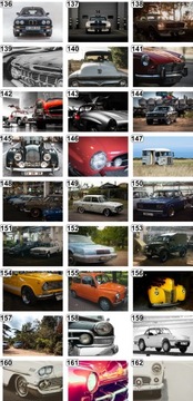 Плакаты с винтажными автомобилями Oldtimer - множество дизайнов, 100 см