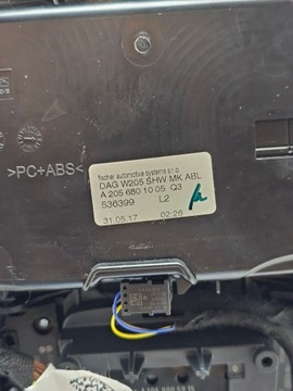 фото thumb №9, Dekor тунель панель середній керування перемикач консолі mercedes w205