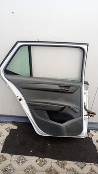 фото thumb №15, Дверь левый зад серебристый skoda fabia iii hb la7w