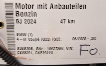 фото thumb №7, Bmw b58 двигатель двигатель b58b30b идеальный новый new g20 g01 g02 g42 g22 g26 4x4