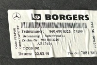 фото thumb №13, Карта накладка кабіни mercedes actros mp4 a9616902241 + a9606908325
