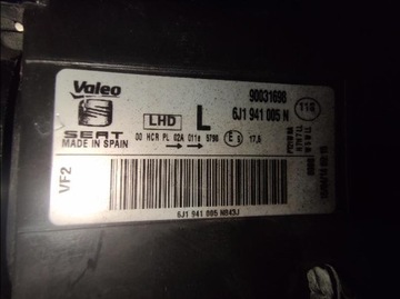 фото thumb №16, Seat ibiza 4 iv рестайлінг 12- 6j1941005n лампа передня перед ліва