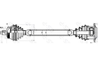 Приводной вал приводная gsp 299113 wał audi a6 c5 gsp Цена, фото thumb