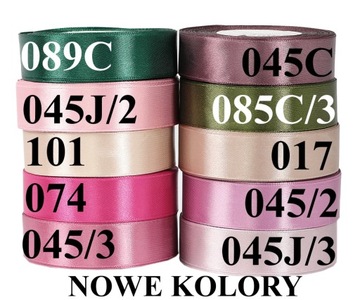 Wstążka taśma satynowa atłasowa 50mm/32m 100 kolorów, największy wybór