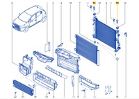 фото thumb №3, Штифт / штифт радиатора renault captur, clio iv