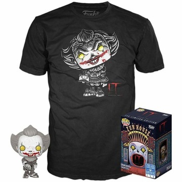 Фанко Поп! e IT 2 Эксклюзивная футболка Pennywise M