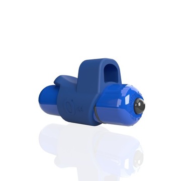 The Screaming O - Mini Wibrator Kulkowy Z Języczkiem 4T Fingo SlimBlueberry