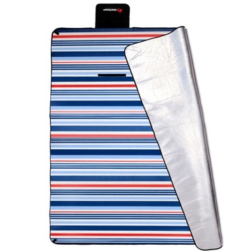 ОДЕЯЛО ДЛЯ ПИКНИКА METEOR BEACH 180x200 ALU полосы