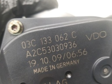 фото thumb №9, Дроссельная заслонка 1.4 tsi cax vw touran golf vi passat altea 03c133062c