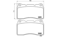 фото thumb №12, Тормозные колодки тормозной. subaru impreza 01- 2,0 wrx sti