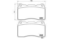 фото thumb №12, Гальмівні колодки гальмівні subaru impreza 01- 2,0 wrx sti