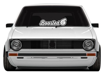 Наклейка на окно автомобиля BOOSTED Turbo xl *Цвета