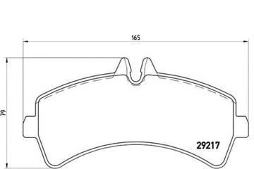 фото thumb №1, Brembo тормозные колодки тормозные mercedes sprinter 5-t 06-