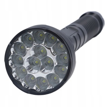 LATARKA LED TAKTYCZNA MEGA MOCNA 18000LM