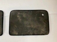 Килимки комплект  велюрові задній правий лівий mercedes w124 чорні пошкодження Зі Шроту, фото thumb