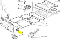 фото thumb №7, Кліпса кронштейн оздоблення салону fiat bravo оригінальний номер 7734412