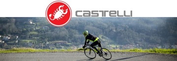 Spodnie rowerowe na szelkach Castelli Sorpasso Ros z wkładką