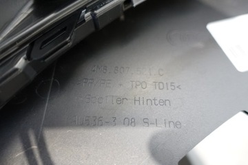 фото thumb №6, Audi q8 s-line спойлер дифузор зад задній бампер