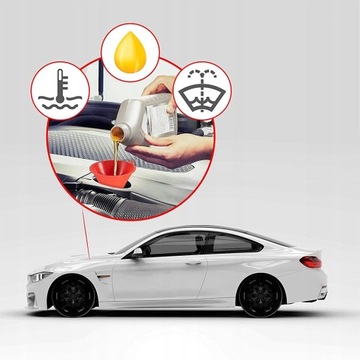 4x НАБОР УНИВЕРСАЛЬНЫХ ВОРОНОК ДЛЯ АВТОМОБИЛЬНОГО МАСЛА
