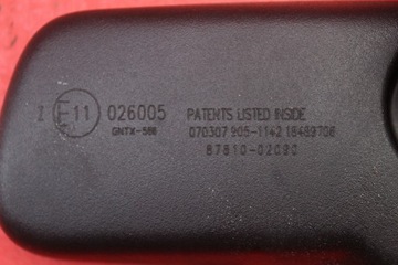 фото thumb №7, Дзеркало внутрішні заднього виду фотохромний 87810-02090 toyota auris 1 i 06-09