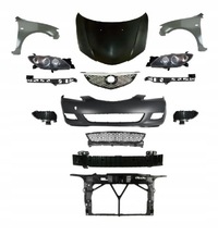 фото thumb №1, Mazda 3 bk sedan 2004-2007 kompletny перед капот