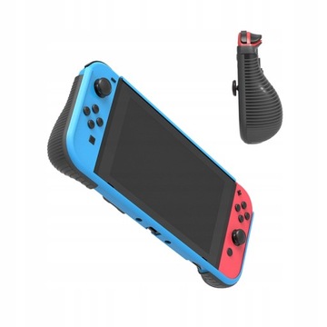 Чехол-держатель You2K Grip с накладкой-подставкой 2 в 1 для Switch v1 v2 черный