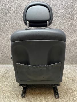 фото thumb №6, Сиденье правый перед переднее пассажира полукожа чёрная mercedes w211 731a