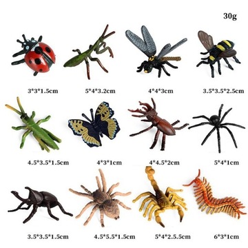 Pająk Skorpion Centipede Owad Model Zabawka