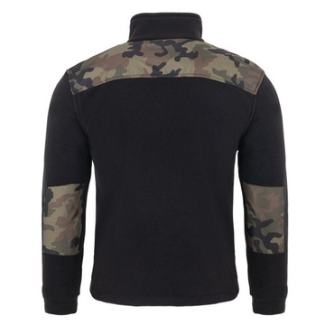 Bluza polar Męski 340g GRUBA Black/Moro L