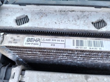 фото thumb №9, Комплект радиатор mercedes ml w164 3.0 cdi автомат годы 2005-2008
