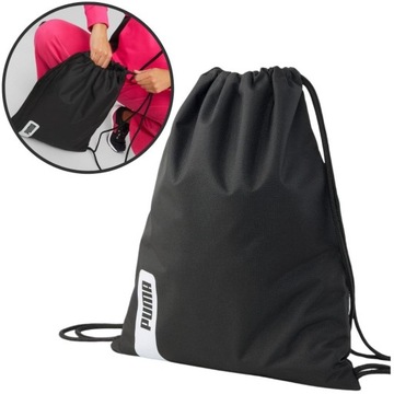 ND05_W0810 79513 01 Сумка для обуви Puma Deck Gym Sack II черная 79513 01