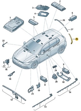фото thumb №8, Светильник отражающие octavia iv 5e7945105 оригинал