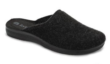 Inblu Slippers Домашние мужские мужские удобные флопки -шлепанцы черные 44