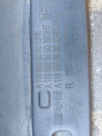 Накладка поріг ,поріг правий mercedes cla w118 amg Недорого, фото thumb