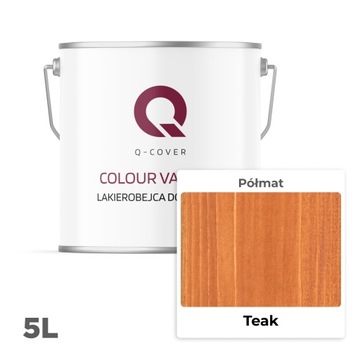 LAKIEROBEJCA DO DREWNA 3W1 EXTRA LAZURA TEAK PÓŁMAT 5L OCHRONNA