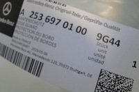 фото thumb №13, Mercedes eqc 293 n293 прокладка край дверь левая передние