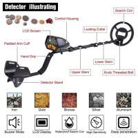MD-3028 Pro металлоискатель Подземный металлоискатель Hochempfindlicher