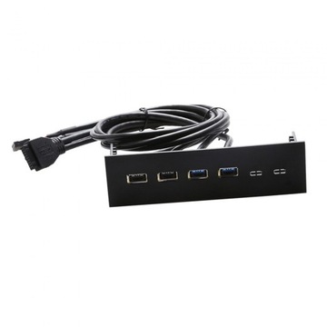 Передняя панель 5,25 дюйма, USB-концентратор, 4 порта USB3.0 2.0