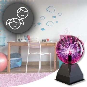 Детская настольная лампа Magic Desk Plasma Ball, большая В ПОДАРОК