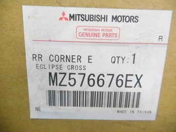 фото thumb №7, Mitsubishi eclipse cross 18- накладка бампера зад mz576676ex